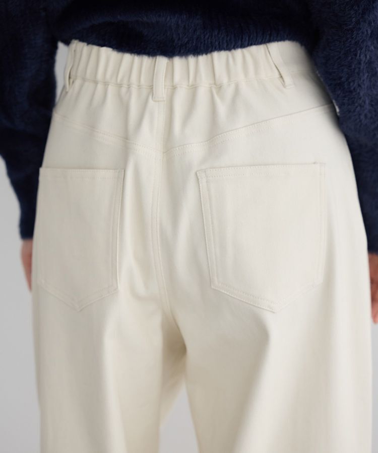 YECCA VECCA「ストレッチツイルワイドストレートパンツ」|その他|