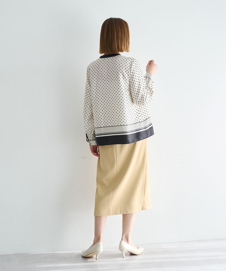 YECCA VECCA「サイドベルトナロースカート」|タイト|