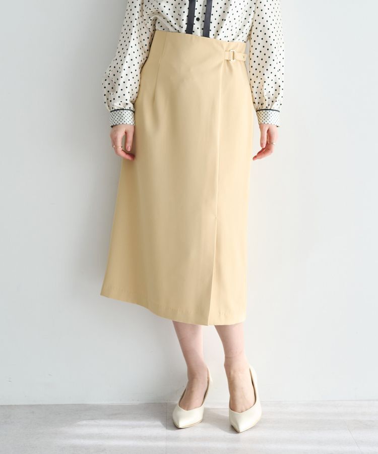 YECCA VECCA「サイドベルトナロースカート」|タイト|