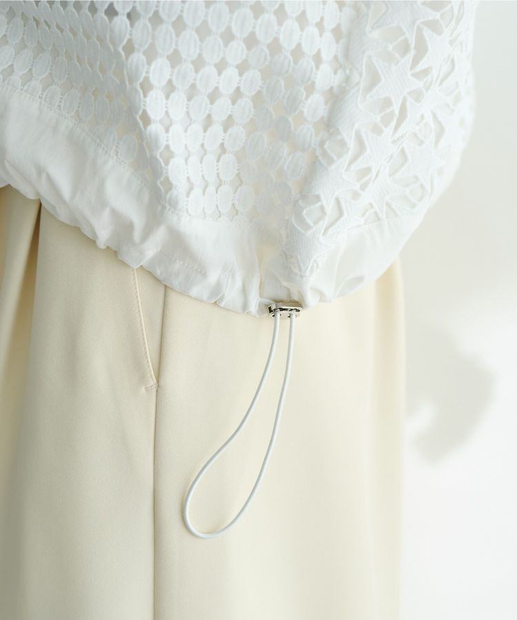 Editt by YECCA VECCA「レースMIXレイヤードデザインシャツ」|シャツ・ブラウス|