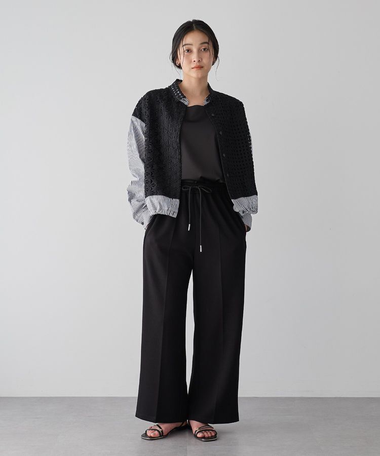 Editt by YECCA VECCA「レースMIXレイヤードデザインシャツ」|シャツ・ブラウス|