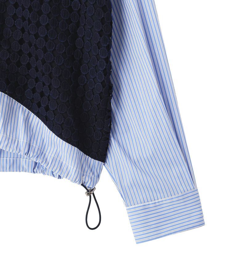 Editt by YECCA VECCA「レースMIXレイヤードデザインシャツ」|シャツ・ブラウス|