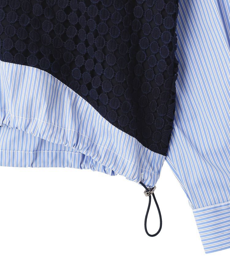 Editt by YECCA VECCA「レースMIXレイヤードデザインシャツ」|シャツ・ブラウス|