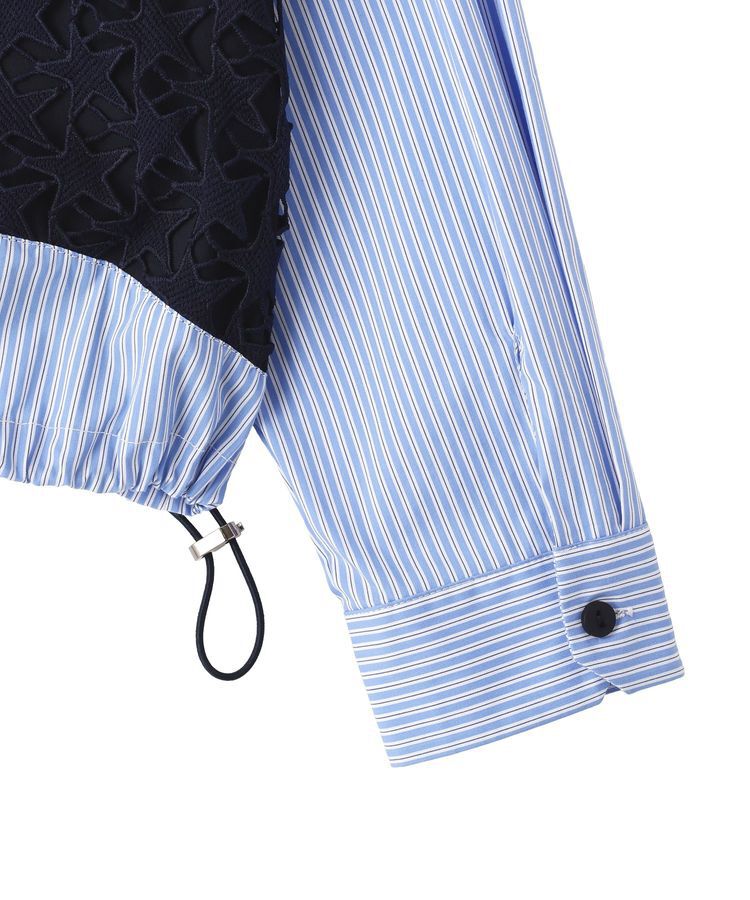 Editt by YECCA VECCA「レースMIXレイヤードデザインシャツ」|シャツ・ブラウス|