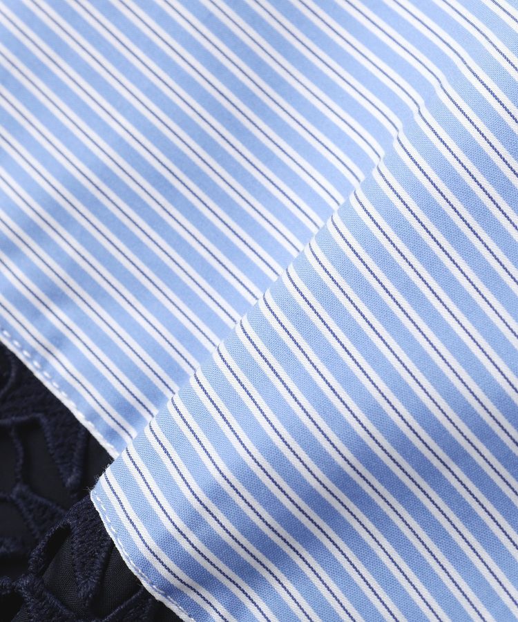 Editt by YECCA VECCA「レースMIXレイヤードデザインシャツ」|シャツ・ブラウス|