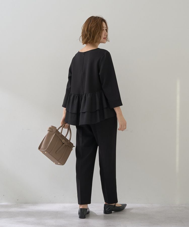 YECCA VECCA「【2点SET】バックフリルデザインセットアップ」|オールインワン|