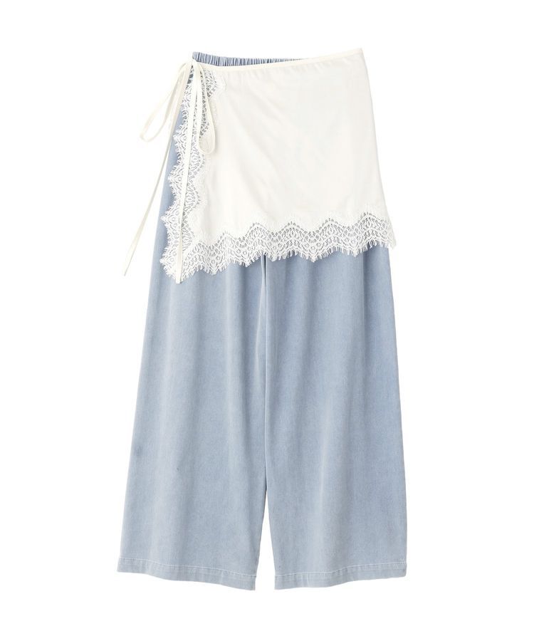 Editt by YECCA VECCA「【2点SET】レイヤードワイドパンツ」|その他|