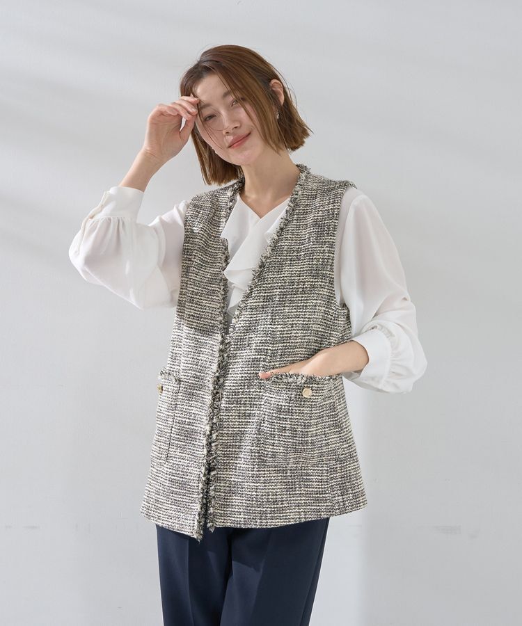 YECCA VECCA「ラッフルブラウス」|シャツ・ブラウス|