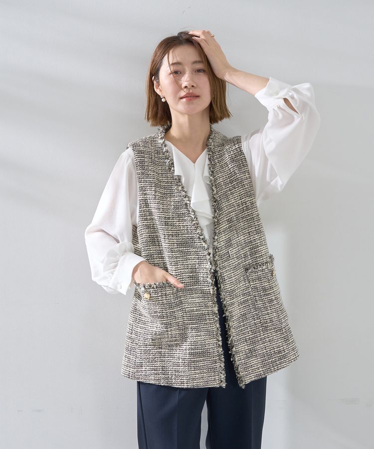 YECCA VECCA「ラッフルブラウス」|シャツ・ブラウス|