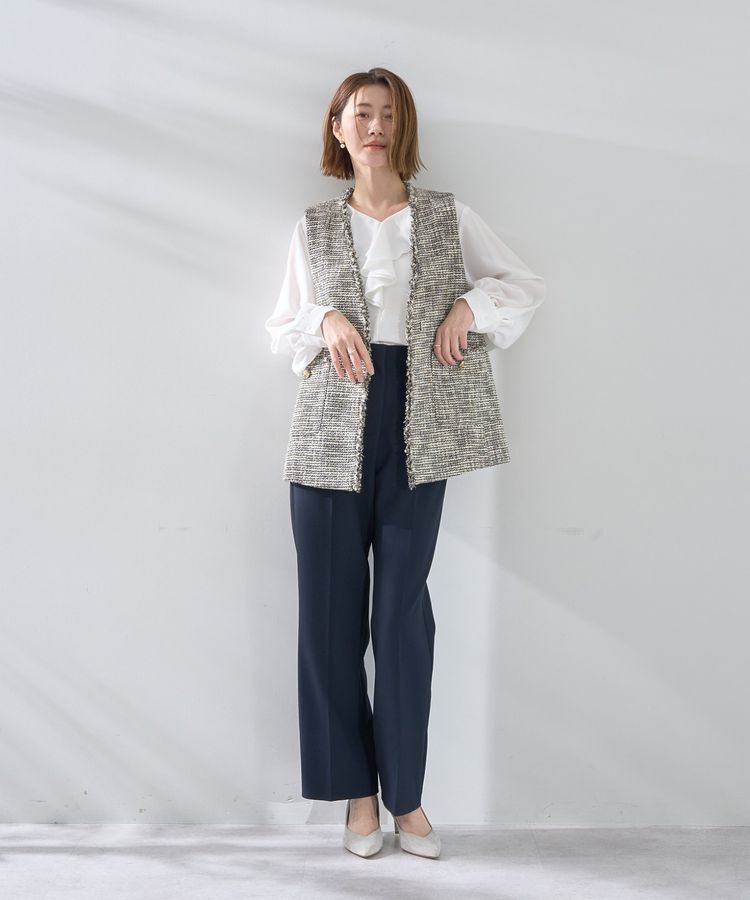 YECCA VECCA「ラッフルブラウス」|シャツ・ブラウス|