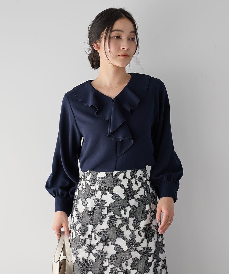 YECCA VECCA「ラッフルブラウス」|シャツ・ブラウス|