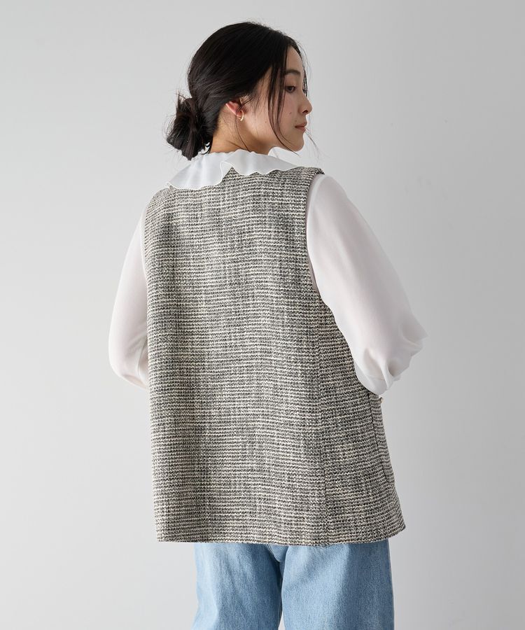 YECCA VECCA「ラッフルブラウス」|シャツ・ブラウス|