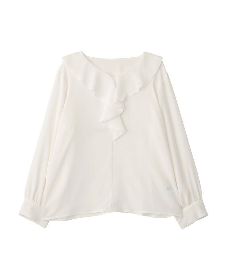 YECCA VECCA「ラッフルブラウス」|シャツ・ブラウス|