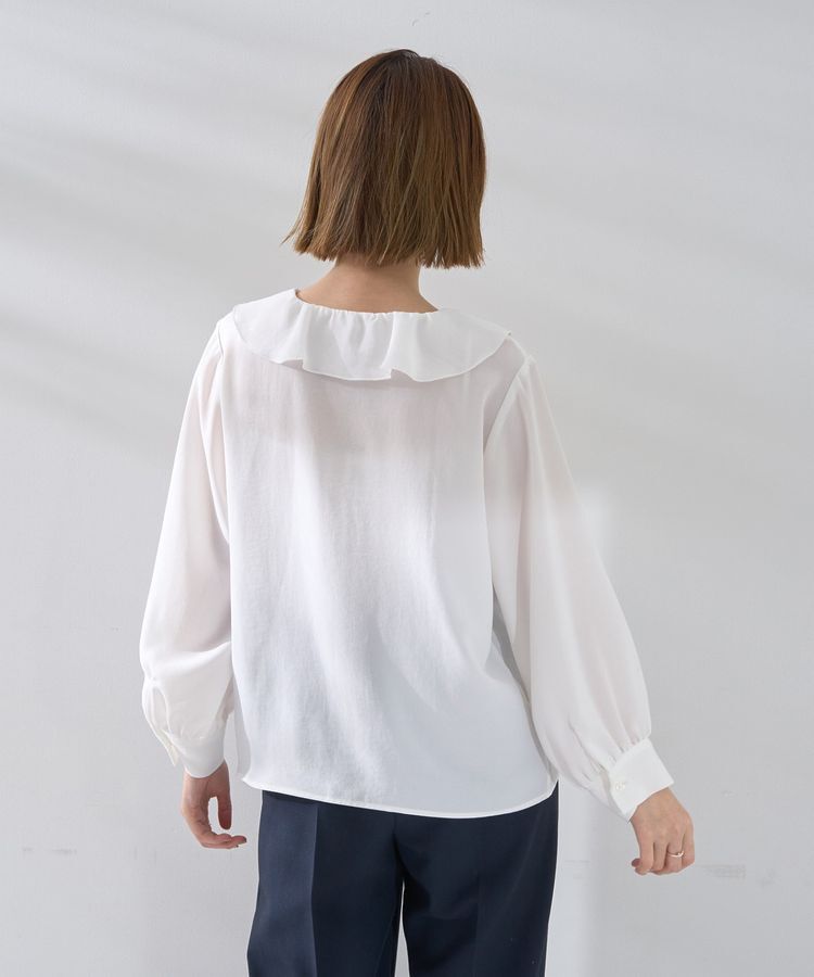 YECCA VECCA「ラッフルブラウス」|シャツ・ブラウス|