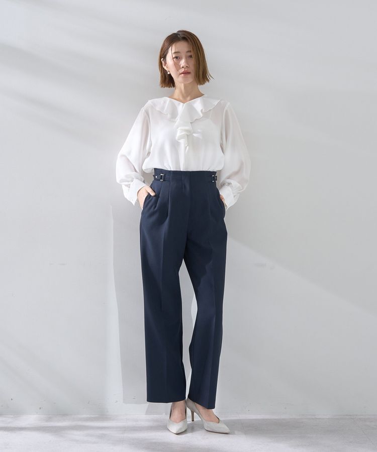 YECCA VECCA「ラッフルブラウス」|シャツ・ブラウス|