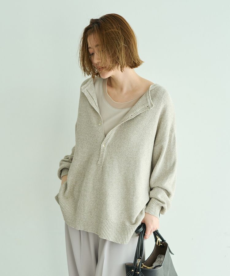 YECCA VECCA「チュールMIXリブインナー」|キャミソール|