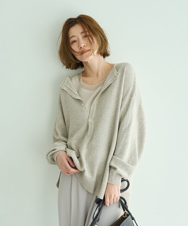 YECCA VECCA「チュールMIXリブインナー」|キャミソール|