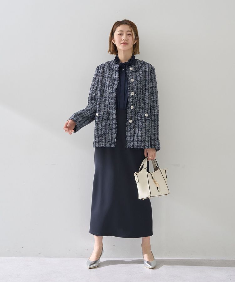 YECCA VECCA「イージーケアフリルカラーシャツ」|シャツ・ブラウス|