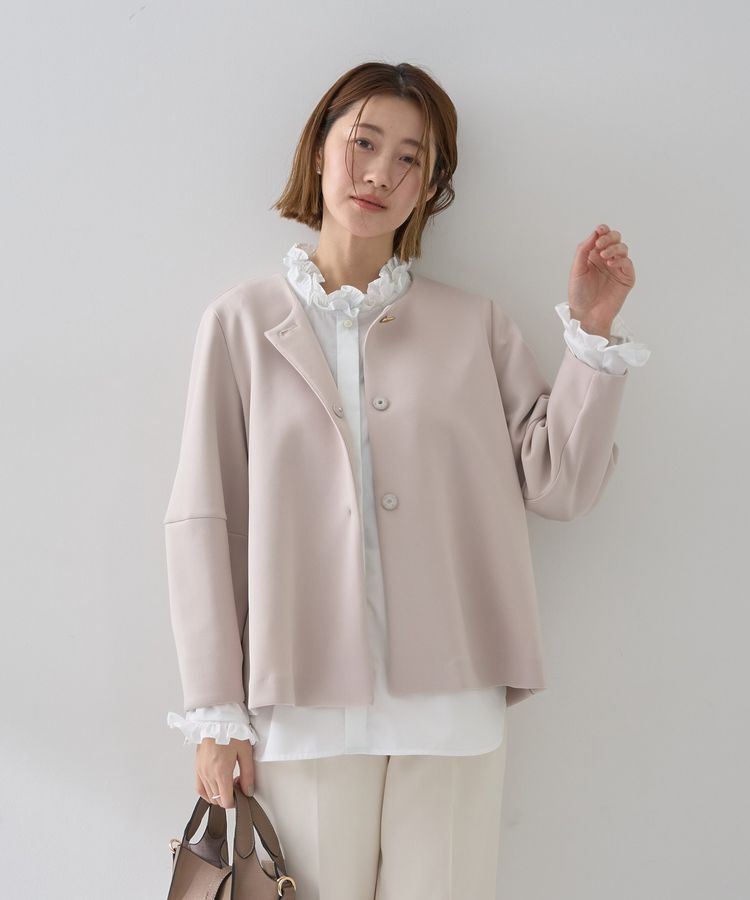 YECCA VECCA「イージーケアフリルカラーシャツ」|シャツ・ブラウス|