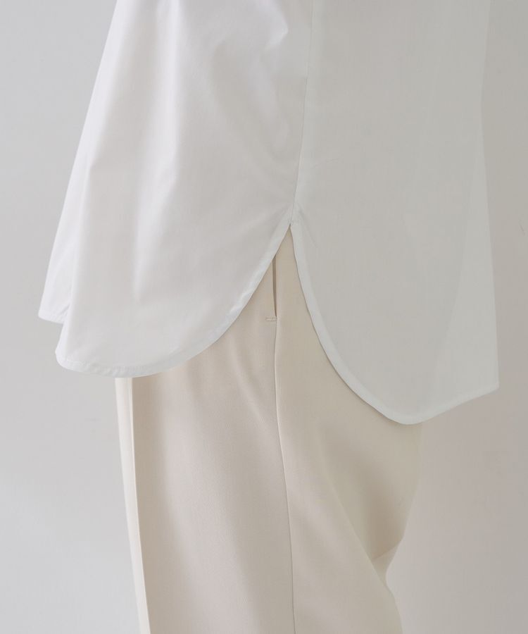 YECCA VECCA「イージーケアフリルカラーシャツ」|シャツ・ブラウス|