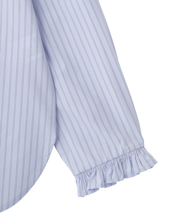 YECCA VECCA「イージーケアフリルカラーシャツ」|シャツ・ブラウス|