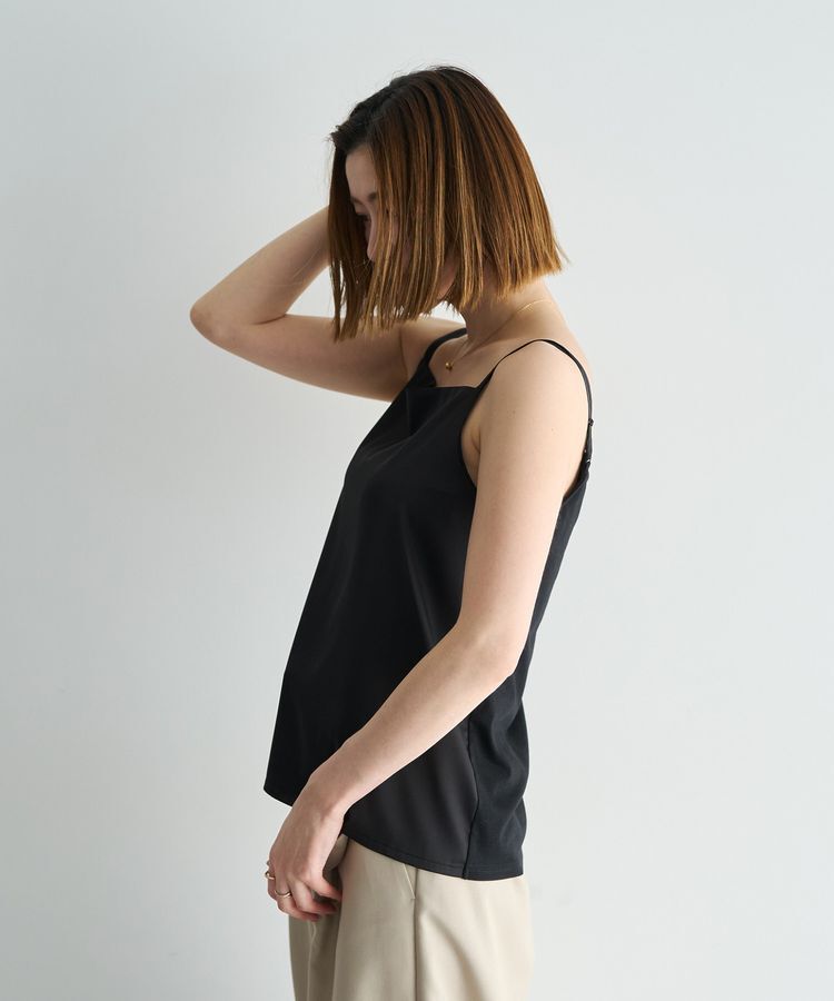 YECCA VECCA「ボートネックサテンキャミ」|キャミソール|