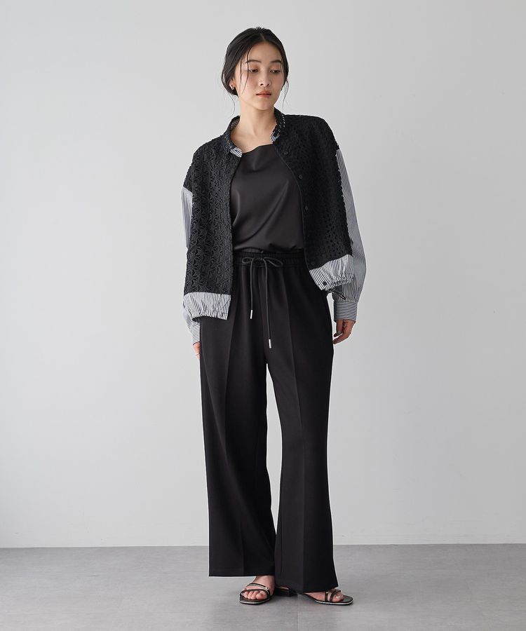 YECCA VECCA「ボートネックサテンキャミ」|キャミソール|