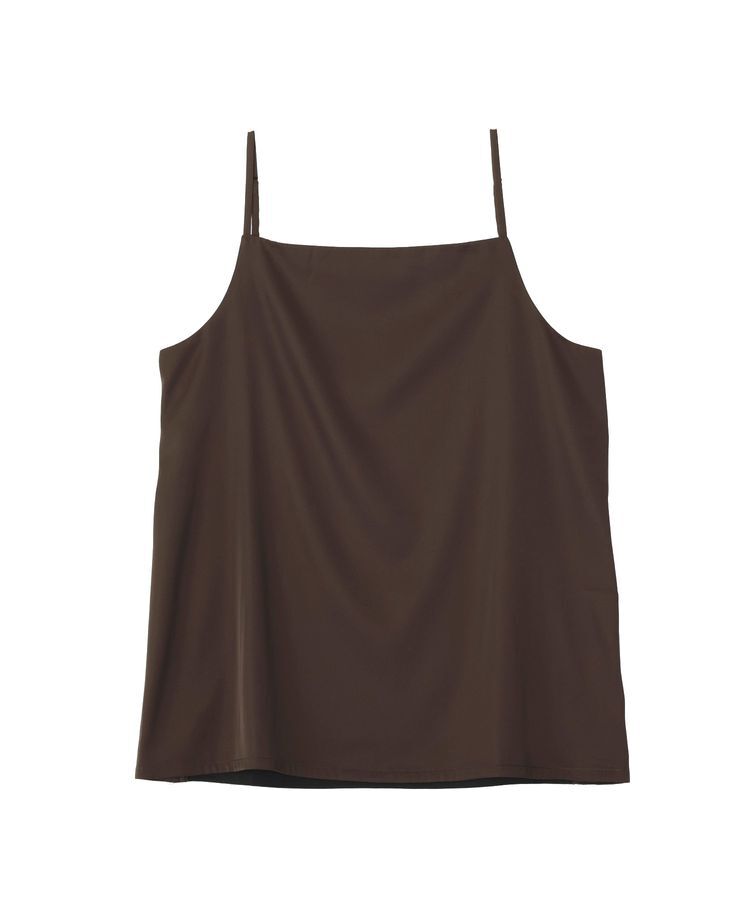 YECCA VECCA「ボートネックサテンキャミ」|キャミソール|