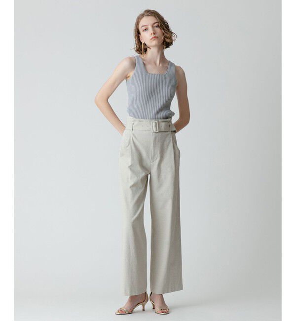 allureville「シェルタリングビッグバックルパンツ」|その他|