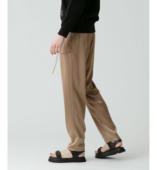 allureville「サテンイージーテーパードパンツ」|その他|