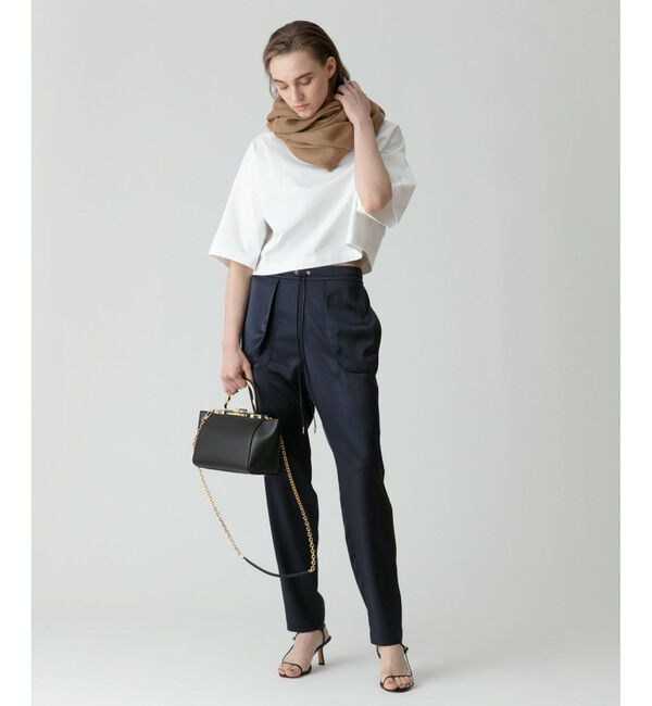 allureville「サテンイージーテーパードパンツ」|その他|