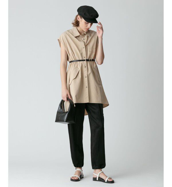 allureville「サファリノースリーブジレ」|ベスト・ジレ|