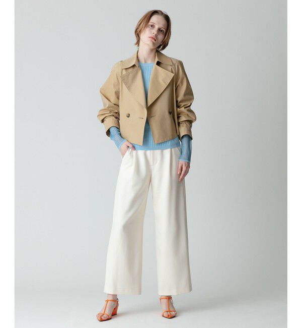 allureville「ショートトレンチコート」|トレンチコート|