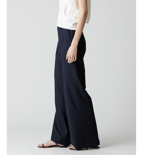 allureville「【セットアップ対応可能】麻調カルゼワイドパンツ」|その他|