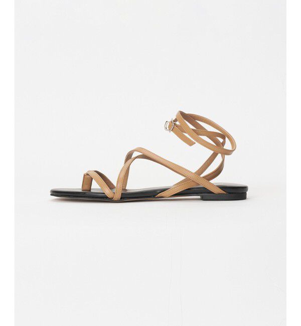 allureville「【HEWN (ヒューン)】THONG LACE-UP SANDAL」|サンダル|