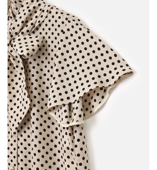 LOULOU WILLOUGHBY「◇【LOULOU WILLOUGHBY】デシンドットフレアスリーブブラウス」|シャツ・ブラウス|