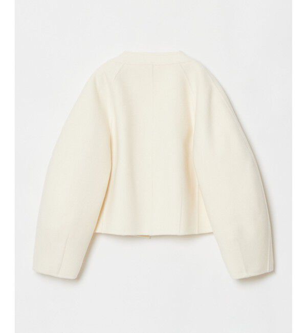 LOULOU WILLOUGHBY「【LOULOU WILLOUGHBY】シャルムビーバーリバージャケット」|ノーカラージャケット|