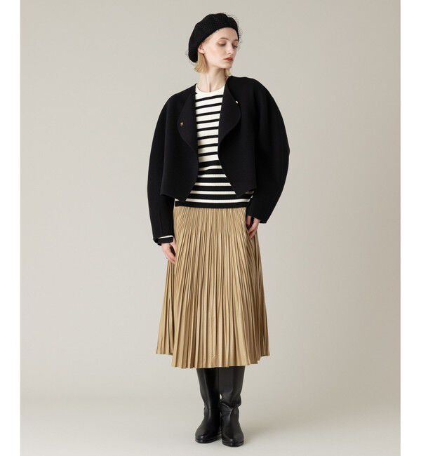 LOULOU WILLOUGHBY「【LOULOU WILLOUGHBY】シャルムビーバーリバージャケット」|ノーカラージャケット|