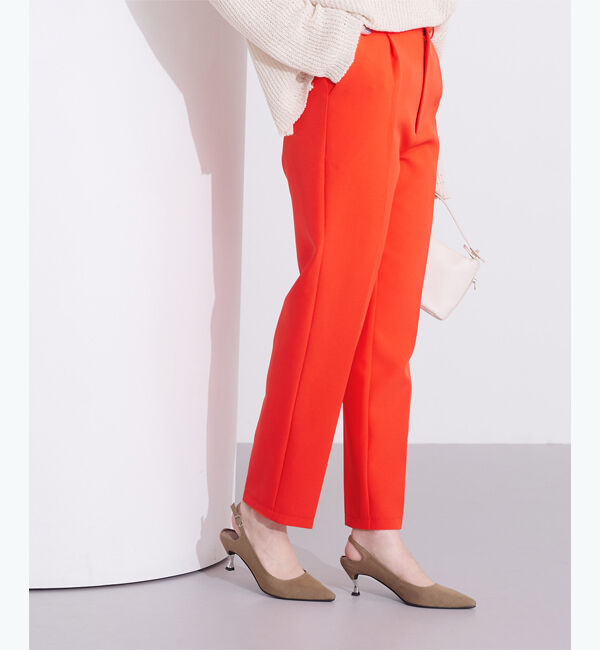 ur's「ストレッチセンタープレスカラーパンツ」|スラックス|