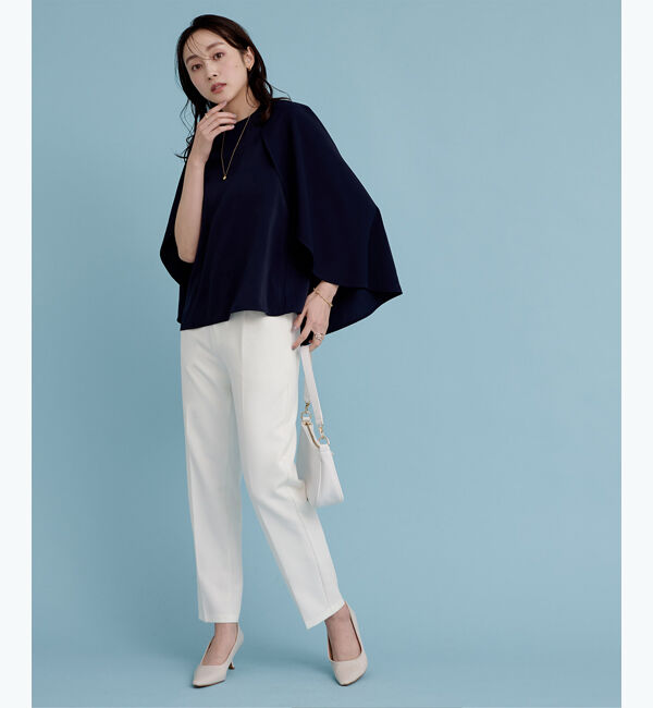 ur's「ストレッチセンタープレスカラーパンツ」|スラックス|