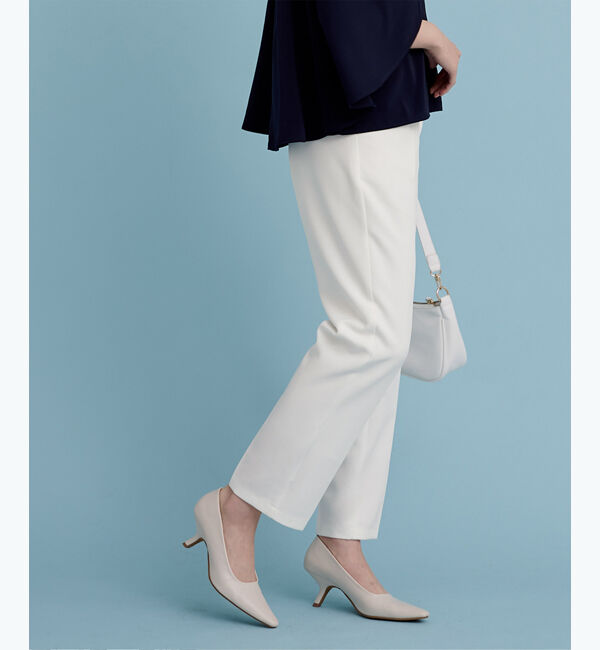 ur's「ストレッチセンタープレスカラーパンツ」|スラックス|