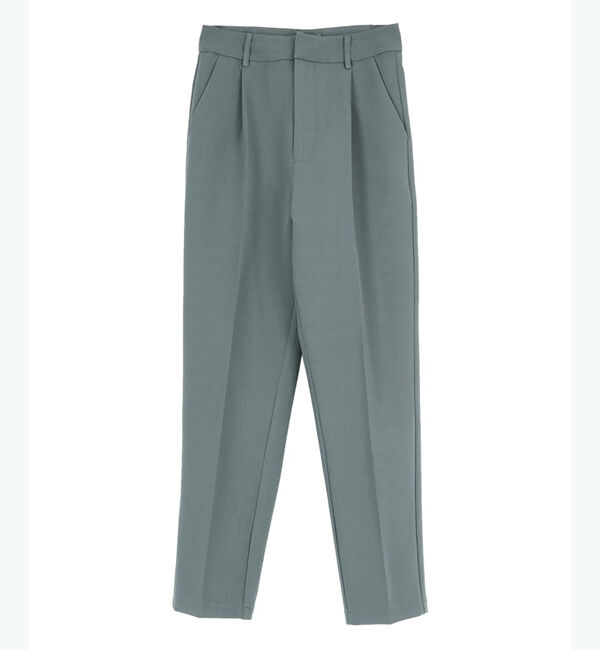 ur's「ストレッチセンタープレスカラーパンツ」|スラックス|チャコール