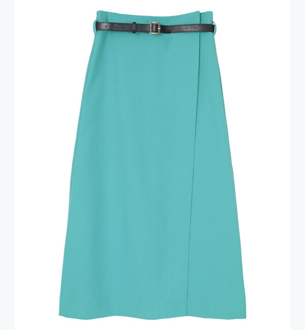 ur's「ベルト付ラップロングスカート」|スカート|