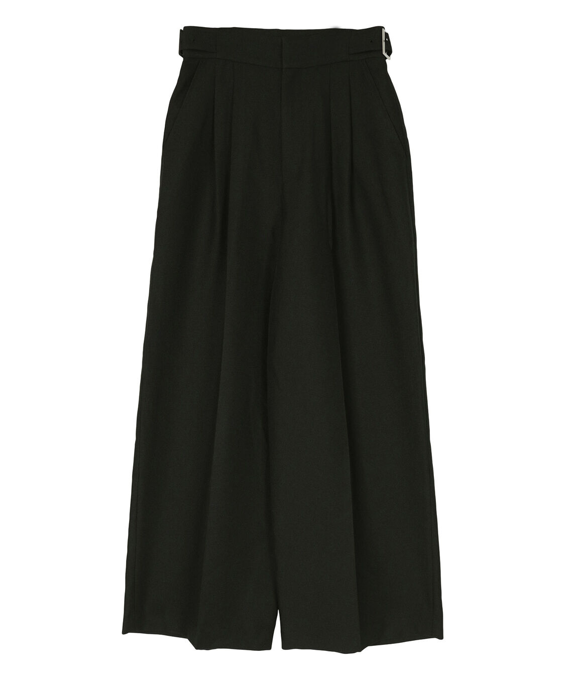 ur's「リネンライクサイドベルトデザインタックワイドパンツ」|スラックス|