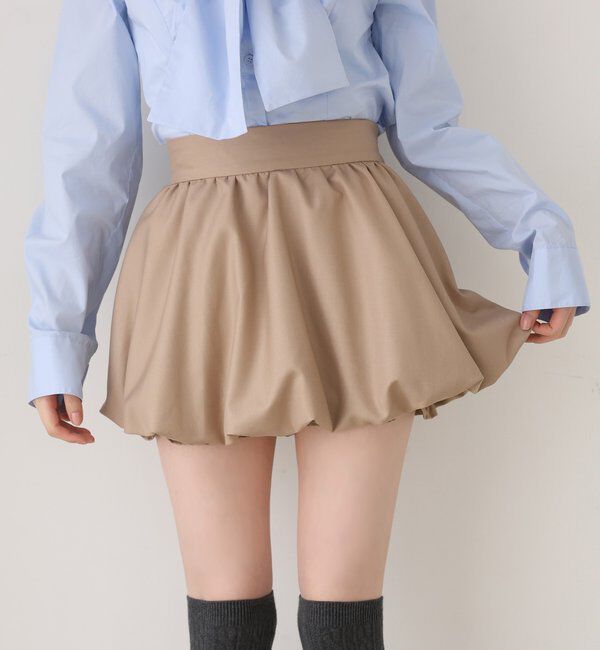  「バルーンミニスカート／サイズ展開あり」|スカート|