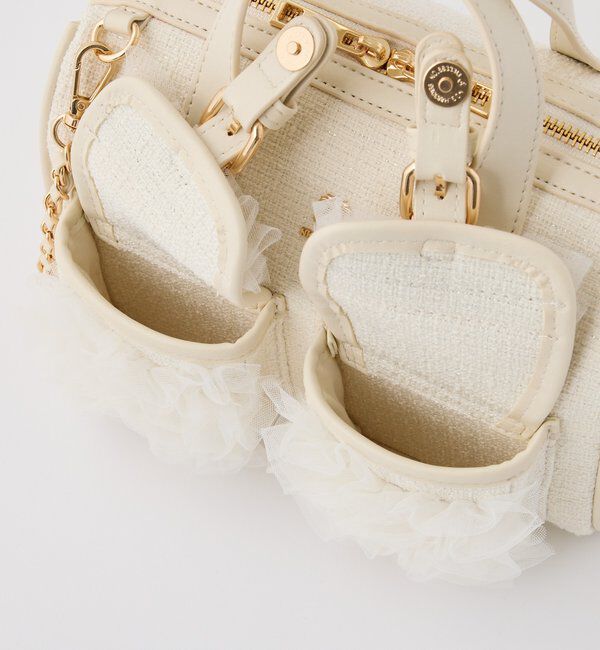  「チュールポケットミニボストンバッグ」|ショルダー・メッセンジャー|