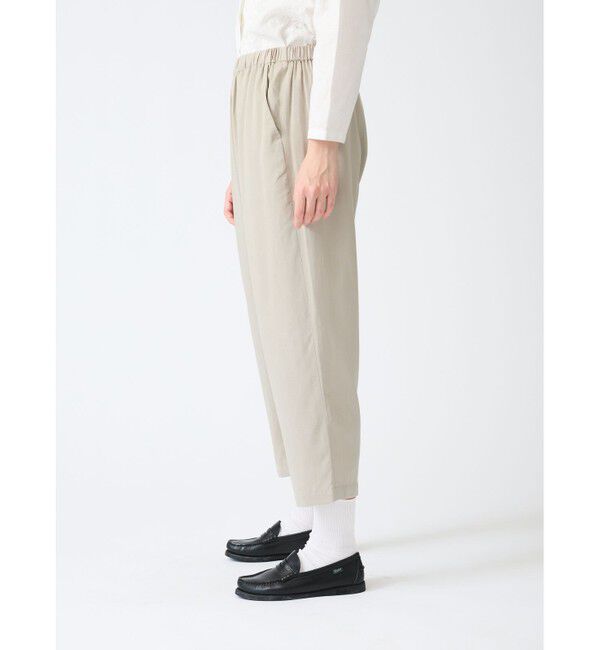 mizuiro ind「mizuiro ind  タックイージーパンツ」|スラックス|