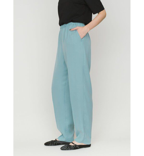 MIDIUMISOLID「MIDIUMISOLID for Ladies センタープレスストレートイージーパンツ」|スラックス|