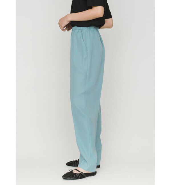 MIDIUMISOLID「MIDIUMISOLID for Ladies センタープレスストレートイージーパンツ」|スラックス|