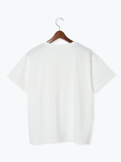 Te chichi TERRASSE「フラワーモチーフプリントTシャツ」|Tシャツ・カットソー|